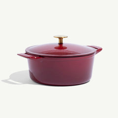 Round Enameled Cast Iron Dutch Oven